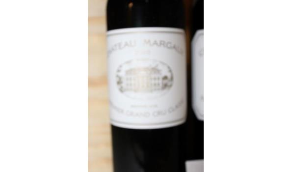 3 flessen à 75cl rode wijn Chateau Margaux 1er grand Cru Classé, 2010